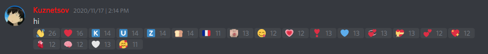 Kuz's supporters come out on discord