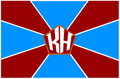The flag of the Kolyma Network. The base of the flag is nearly identical to that of the Russian FSB flag, albeit with the colors inverted. Evocative of the oppression faced by soyteens during Carter's reign of terror.