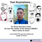 Kuz meme from a time when Kuz was much less hated
